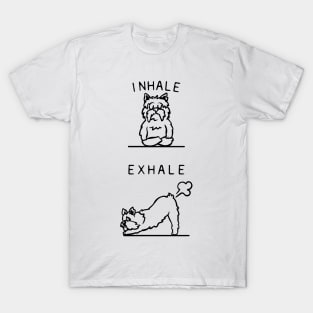 Inhale Exhale Yorkshire Terrier T-Shirt